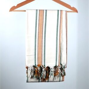 Striped Cotton Bath Towel